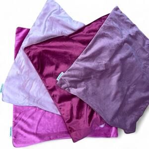 Mekajus pink velvet pillow covers